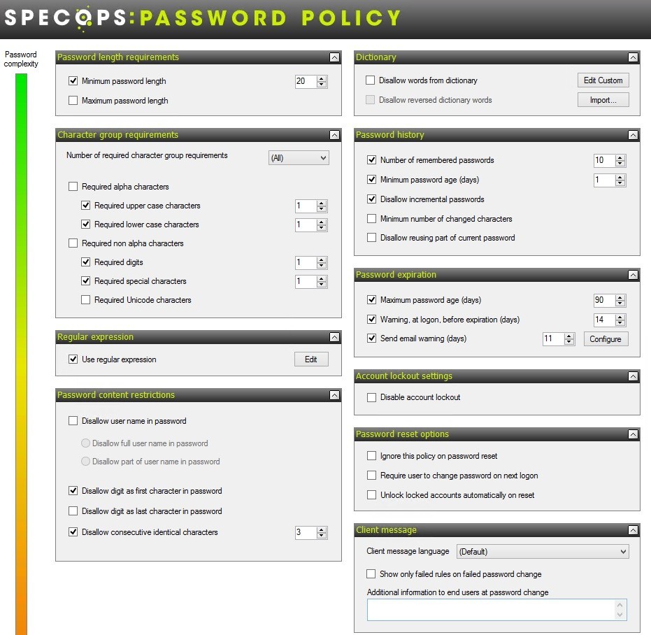 specops password policy software